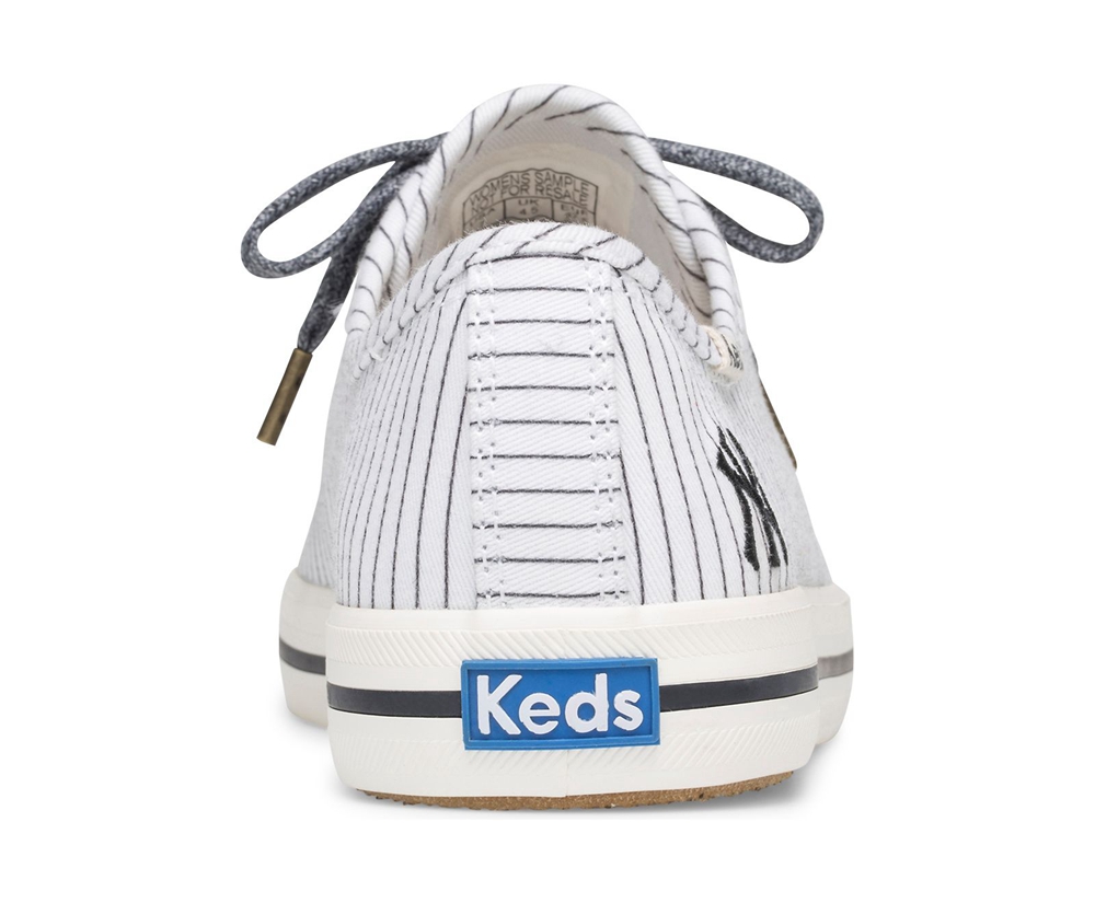 Tenis Keds Mujer Blancos - Kickstart Mlb® - 2305-HAYKM